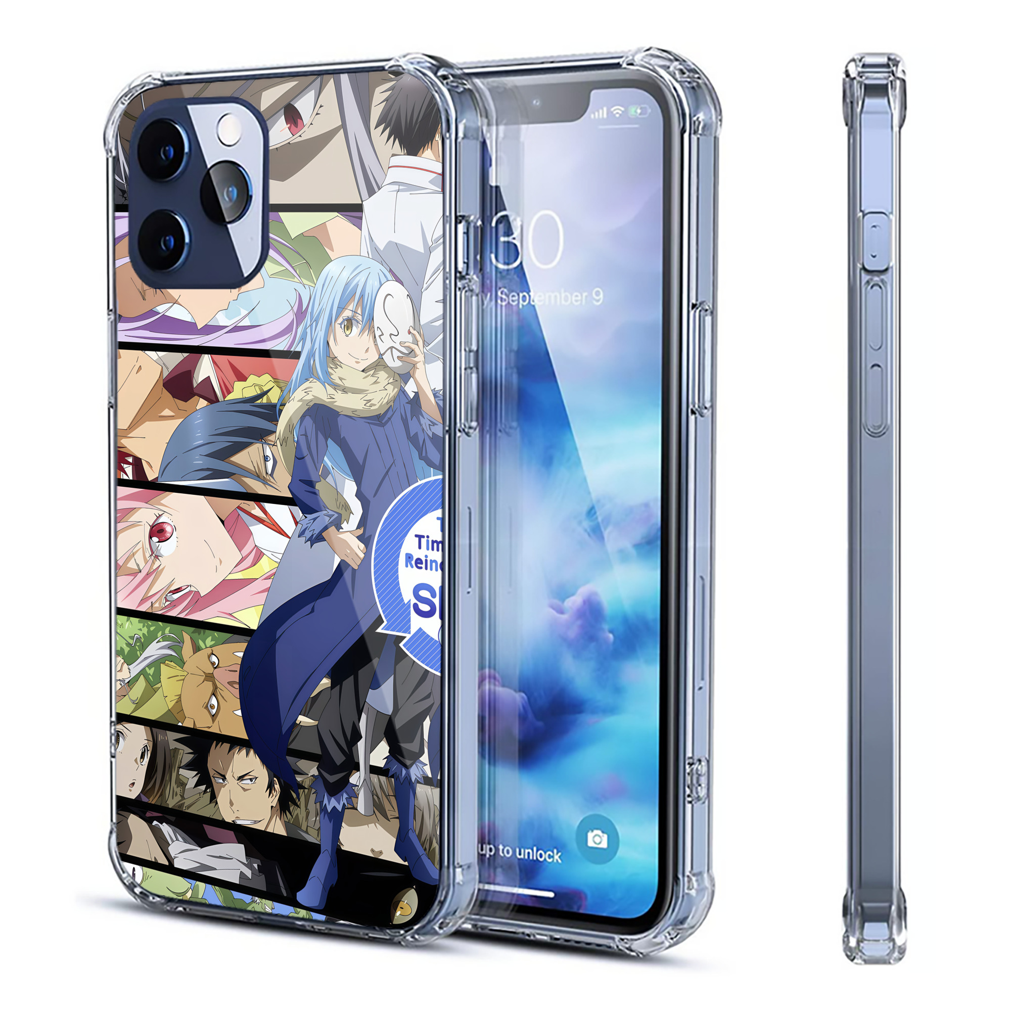 （画像用） 転スラ Regarding Reincarnated to Slime 【iPhone 12シリーズ対応】透明スマホケース（クリアソフトケース）